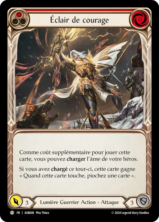 Éclair de courage from Armory Deck - Ser Boltyn, Breaker of Dawn - Flesh and Blood