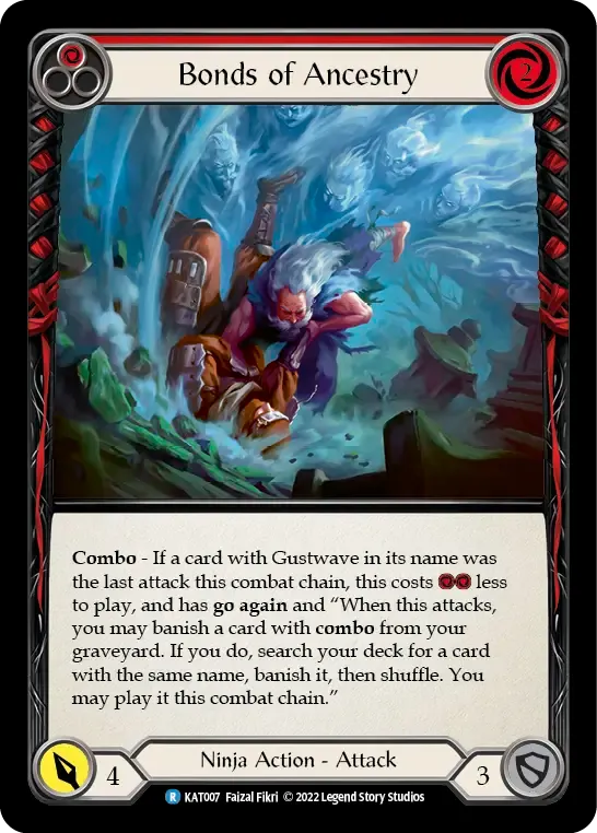 Bonds of Ancestry (Red) — Katsu - Blitz Deck — Flesh and Blood