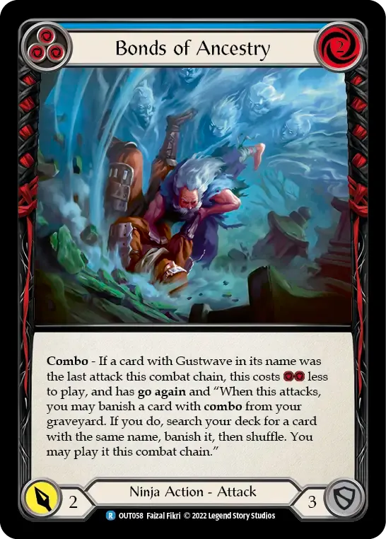 Bonds of Ancestry (Blue) — Outsiders — Flesh and Blood