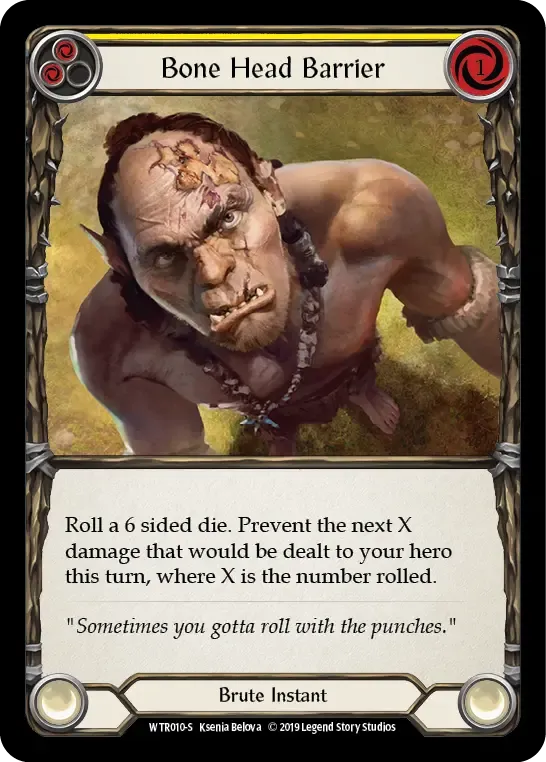 Bone Head Barrier — Welcome to Rathe — Flesh and Blood