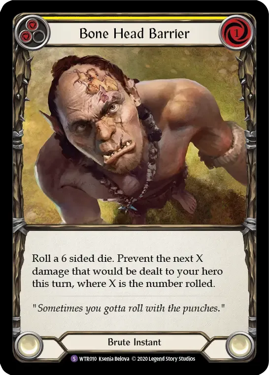 Bone Head Barrier — Welcome to Rathe - Unlimited — Flesh and Blood