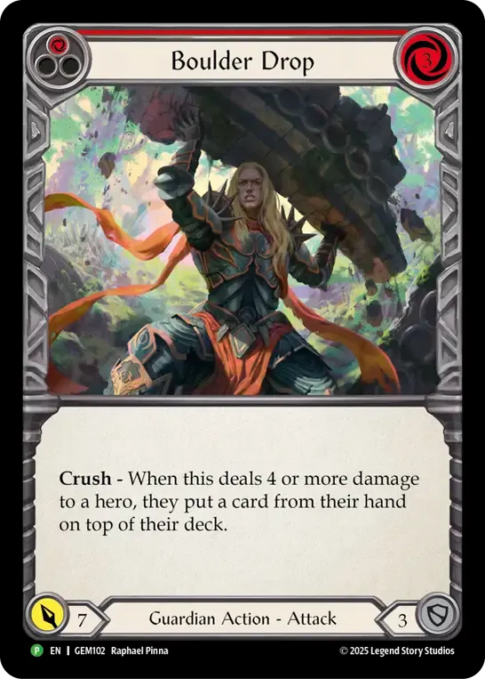 Boulder Drop — GEM - Pack 3 — Flesh and Blood