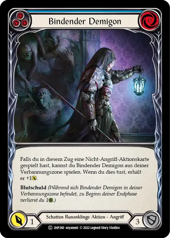 Bounding Demigon (Blue) — History Pack 2 - Black Label — Flesh and Blood