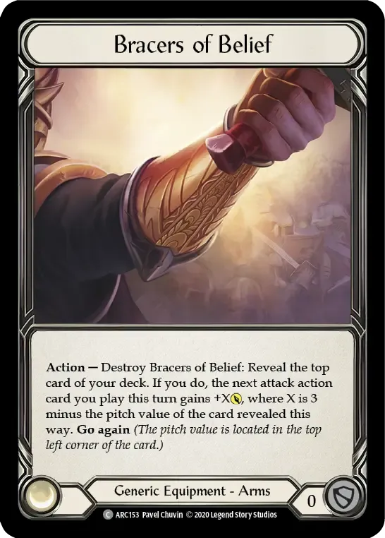 Bracers of Belief — Arcane Rising - Unlimited — Flesh and Blood