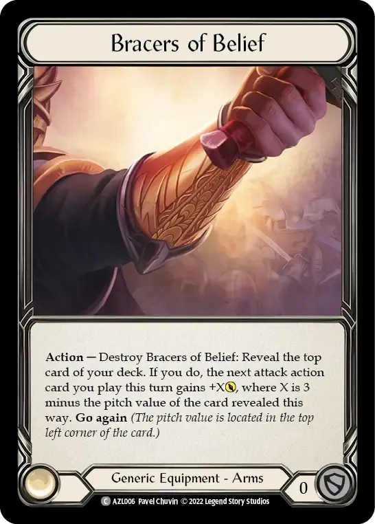 Bracers of Belief — Azalea - Blitz Deck — Flesh and Blood