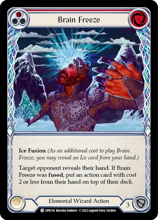 Brain Freeze (Red) — Uprising — Flesh and Blood