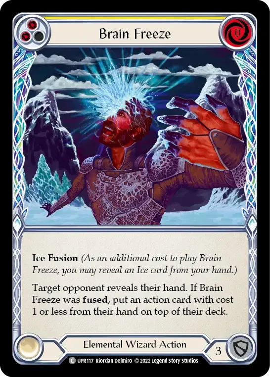 Brain Freeze (Yellow) — Uprising — Flesh and Blood