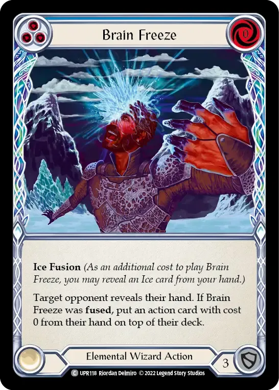 Brain Freeze (Blue) — Uprising — Flesh and Blood