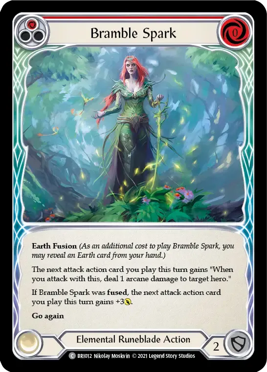Bramble Spark (Red) from Briar - Blitz Deck - Flesh and Blood