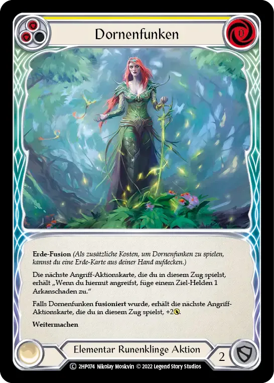 Bramble Spark (Yellow) — History Pack 2 - Black Label — Flesh and Blood