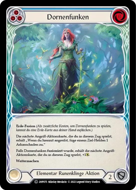 Bramble Spark (Blue) — History Pack 2 - Black Label — Flesh and Blood