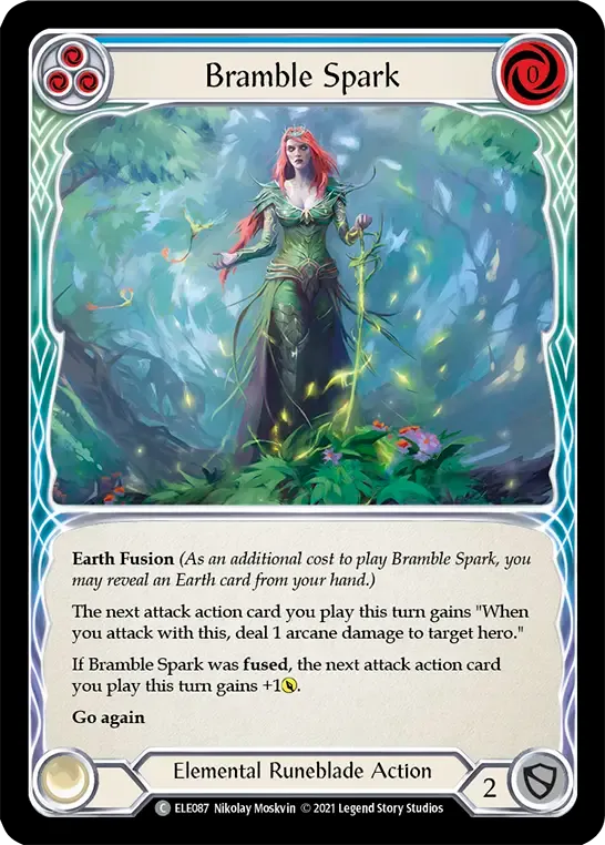 Bramble Spark (Blue) — Tales of Aria — Flesh and Blood