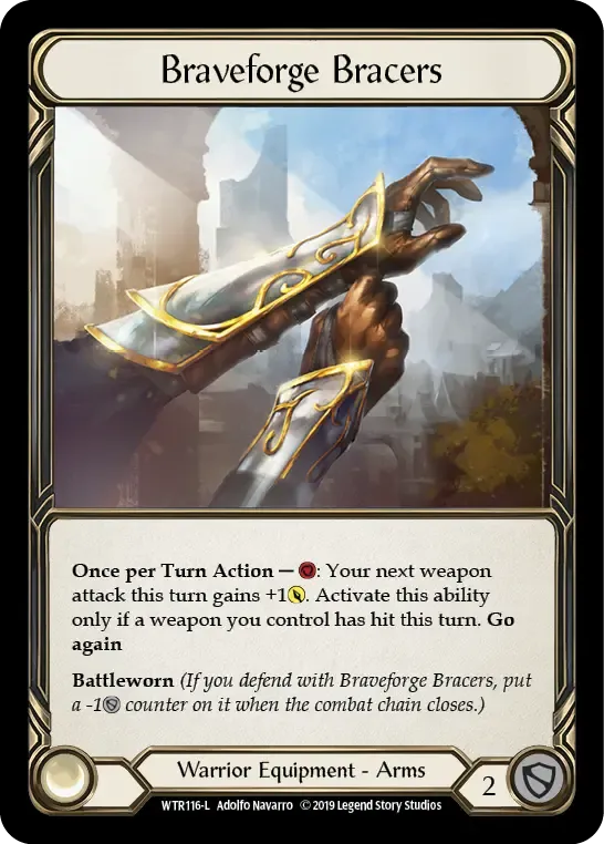 Braveforge Bracers — Welcome to Rathe — Flesh and Blood