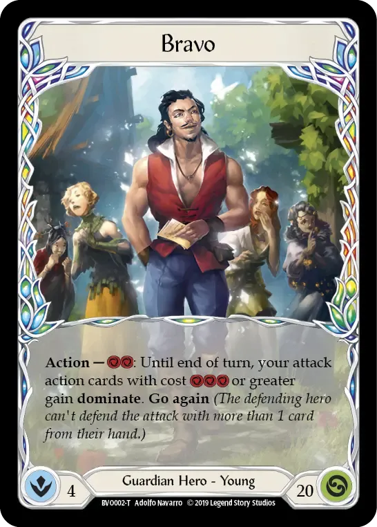 Bravo — Bravo, Showstopper - Hero Deck — Flesh and Blood