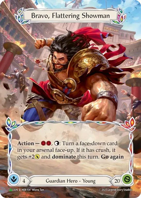 Bravo, Flattering Showman from Flesh and Blood: Promo Cards - Flesh and Blood