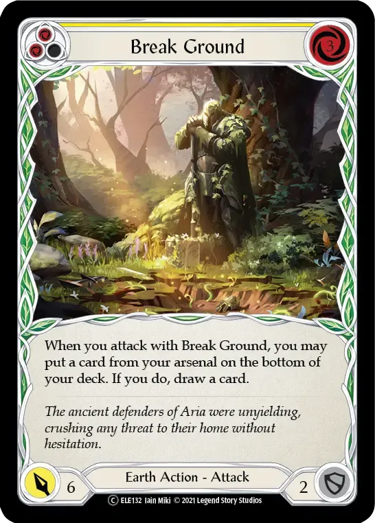 Break Ground (Yellow) — Tales of Aria - Unlimited — Flesh and Blood