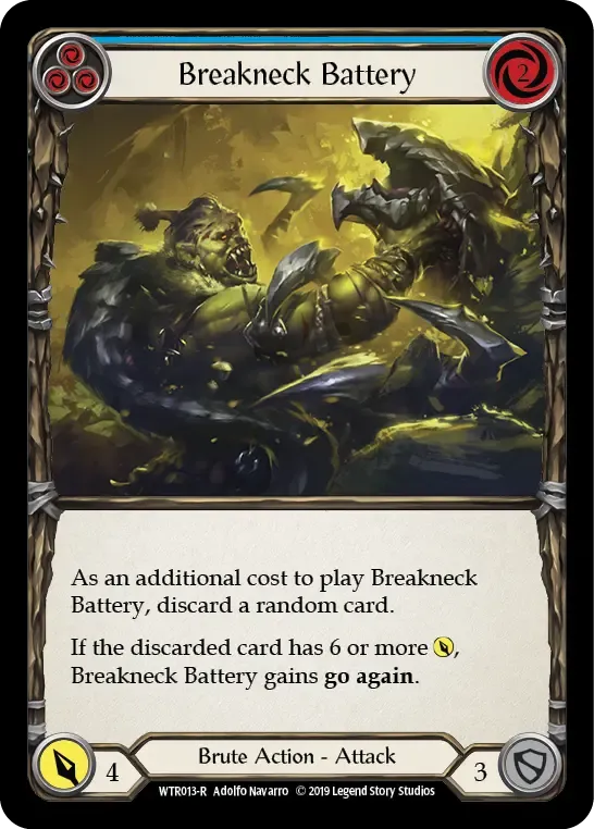 Breakneck Battery (Blue) — Welcome to Rathe — Flesh and Blood