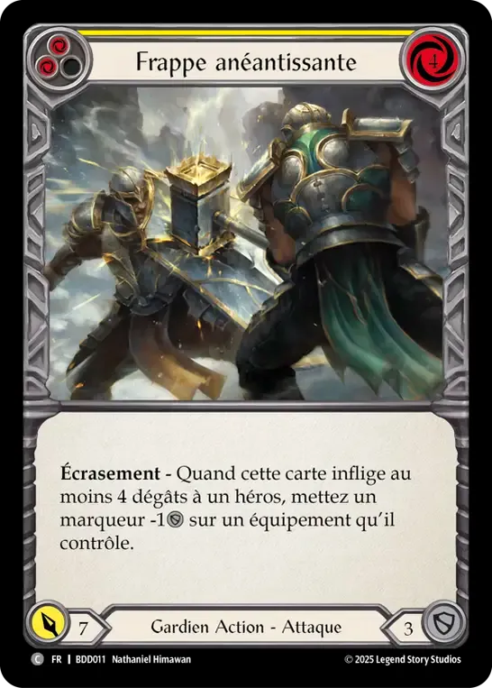 Frappe anéantissante from Bravo Demo Deck - Flesh and Blood