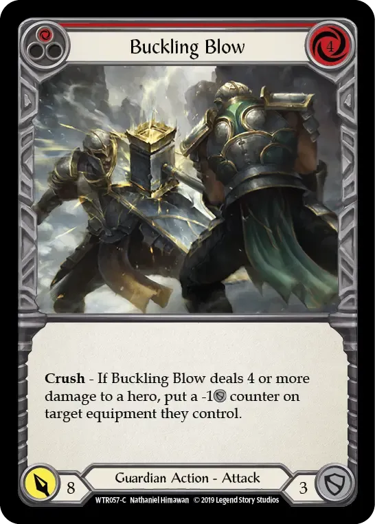 Buckling Blow (Red) — Welcome to Rathe — Flesh and Blood