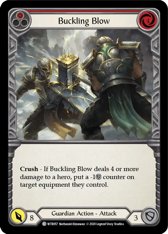 Buckling Blow (Red) — Welcome to Rathe - Unlimited — Flesh and Blood