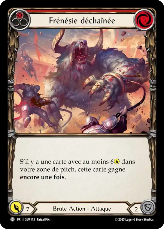 Frénésie déchaînée — Super Slam — Flesh and Blood