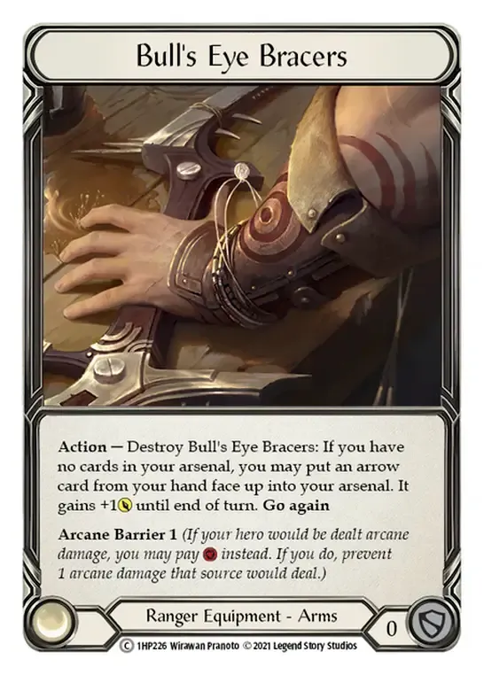 Bull's Eye Bracers — History Pack 1 — Flesh and Blood
