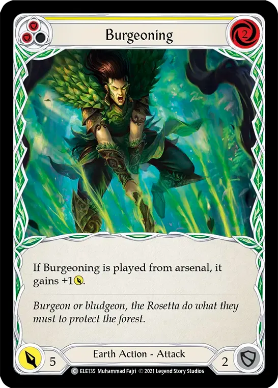 Burgeoning (Yellow) — Tales of Aria — Flesh and Blood