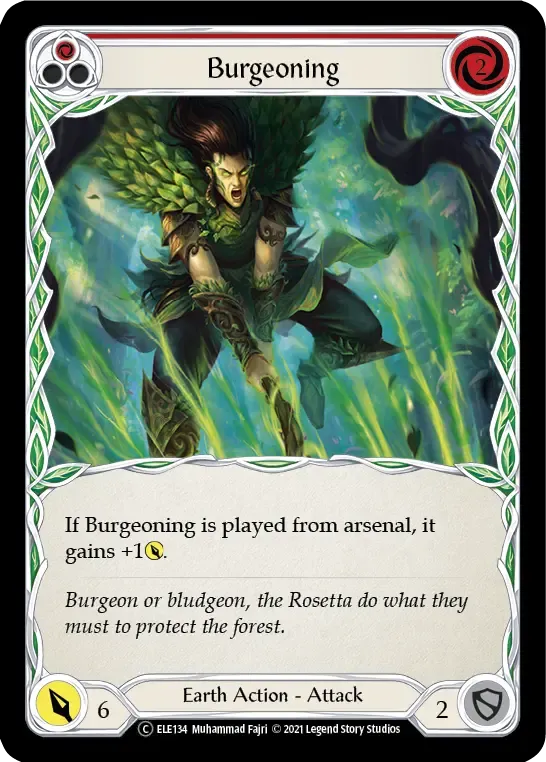 Burgeoning (Red) — Tales of Aria - Unlimited — Flesh and Blood