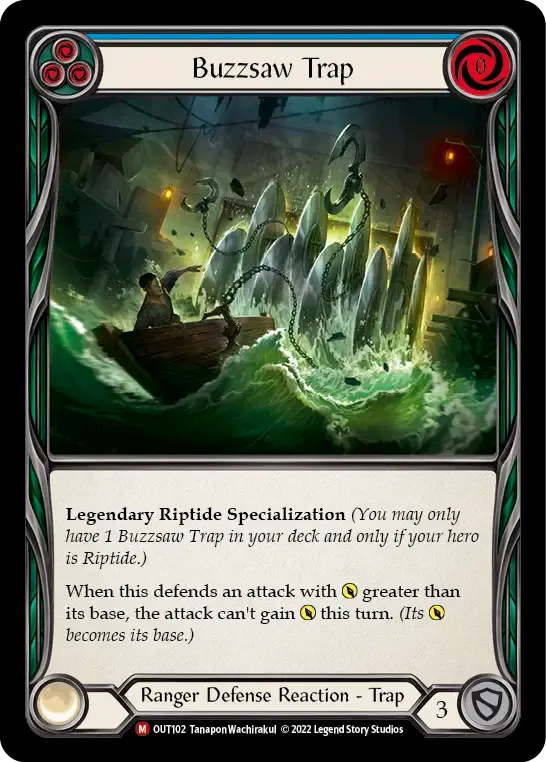 Buzzsaw Trap — Outsiders — Flesh and Blood