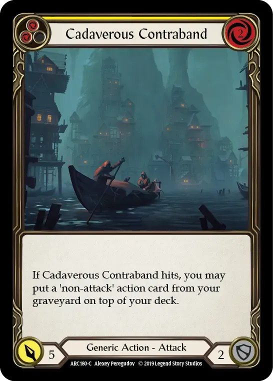 Cadaverous Contraband (Yellow) — Arcane Rising — Flesh and Blood