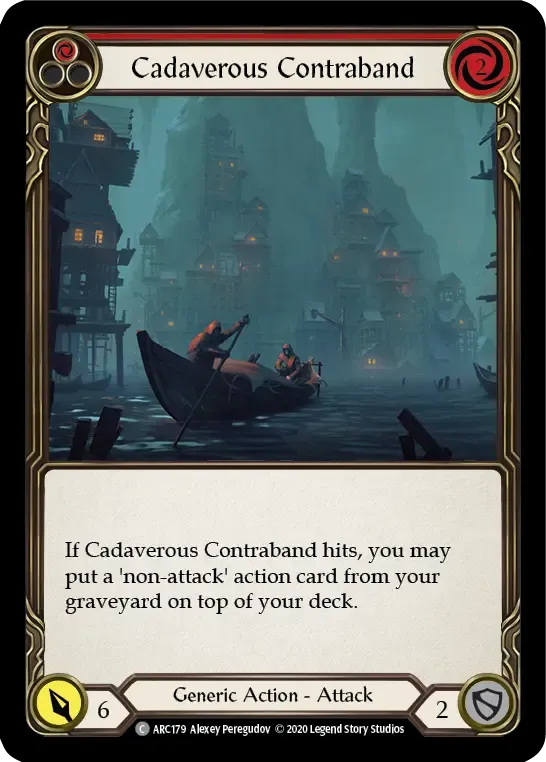 Cadaverous Contraband (Red) — Arcane Rising - Unlimited — Flesh and Blood