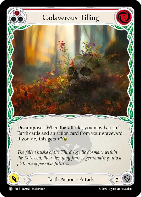 Cadaverous Tilling (Red) — Rosetta — Flesh and Blood
