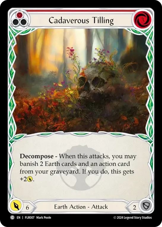 Cadaverous Tilling (Red) — Rosetta Blitz Deck - Florian — Flesh and Blood