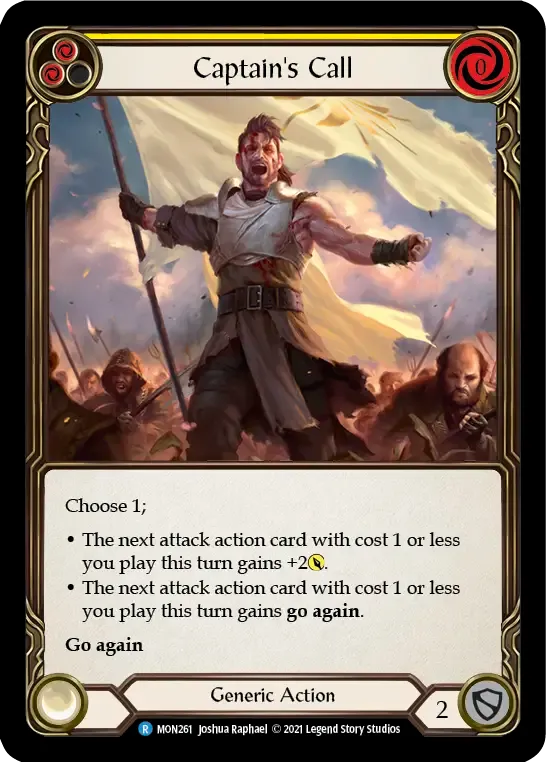 Captain's Call (Yellow) — Monarch — Flesh and Blood
