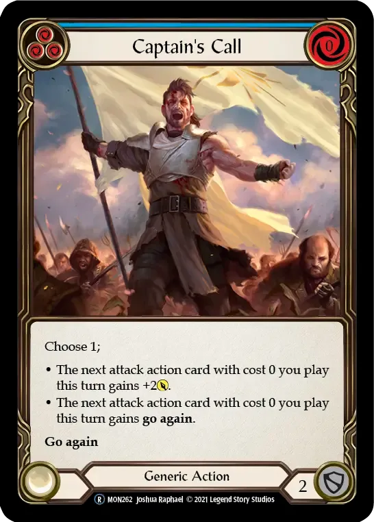 Captain's Call (Blue) — Monarch - Unlimited — Flesh and Blood