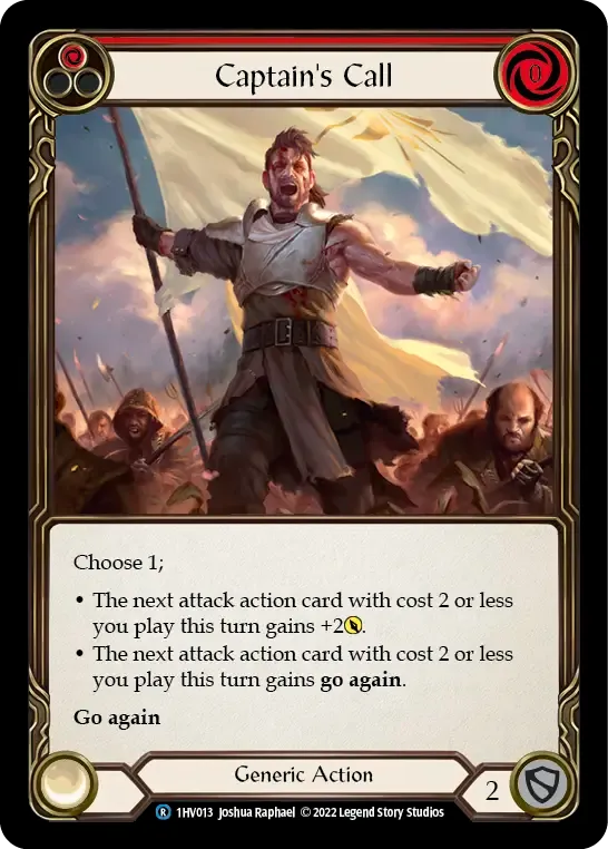 Captain's Call (Red) — Viserai - Blitz Deck — Flesh and Blood