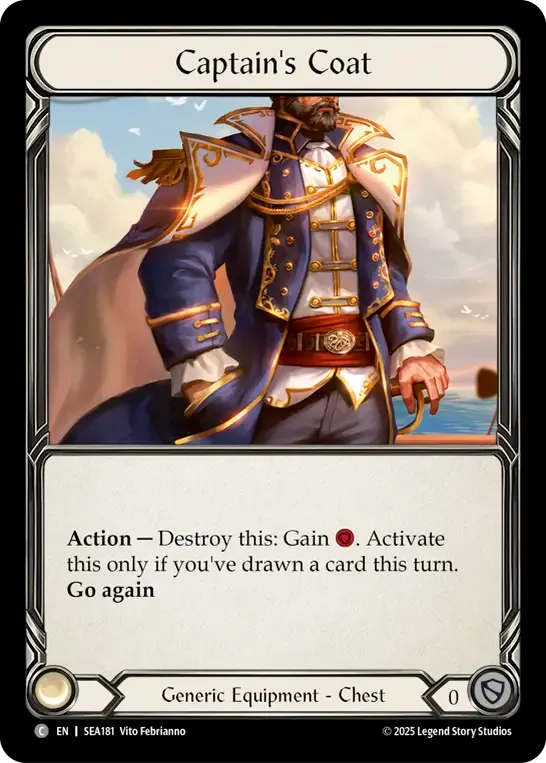 Captain's Coat — High Seas - Treasure Pack — Flesh and Blood