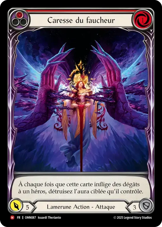 Caresse du faucheur from Omens of the Third Age - Flesh and Blood