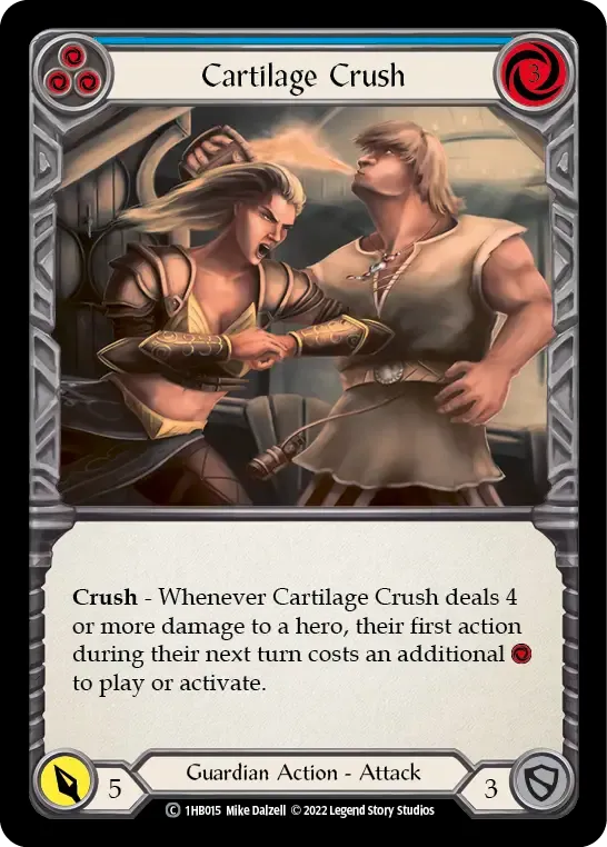 Cartilage Crush (Blue) — Bravo - Blitz Deck — Flesh and Blood