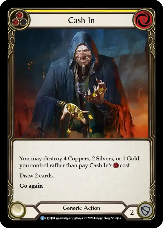 Cash In (Yellow) — Crucible of War — Flesh and Blood