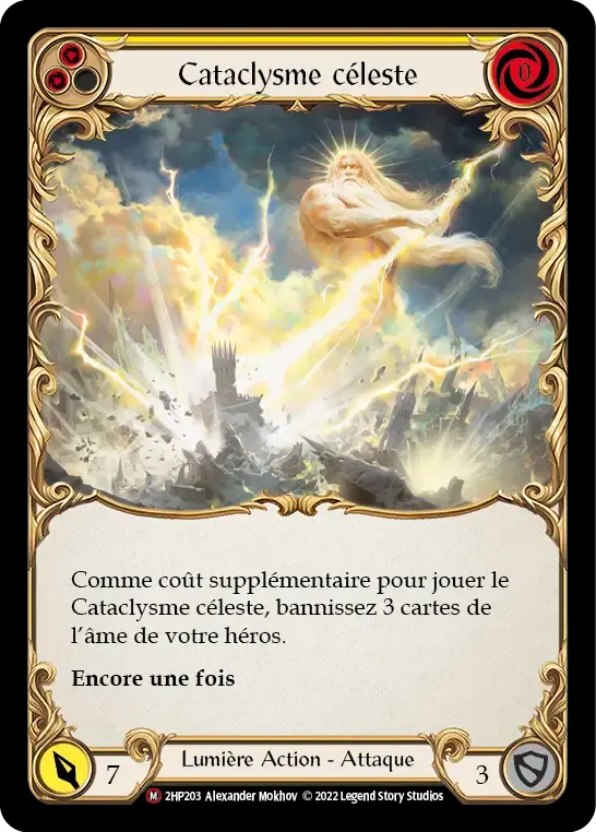 Cataclysme céleste from History Pack 2 - Black Label - Flesh and Blood