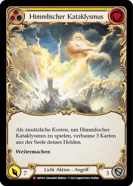 Celestial Cataclysm from History Pack 2 - Black Label - Flesh and Blood