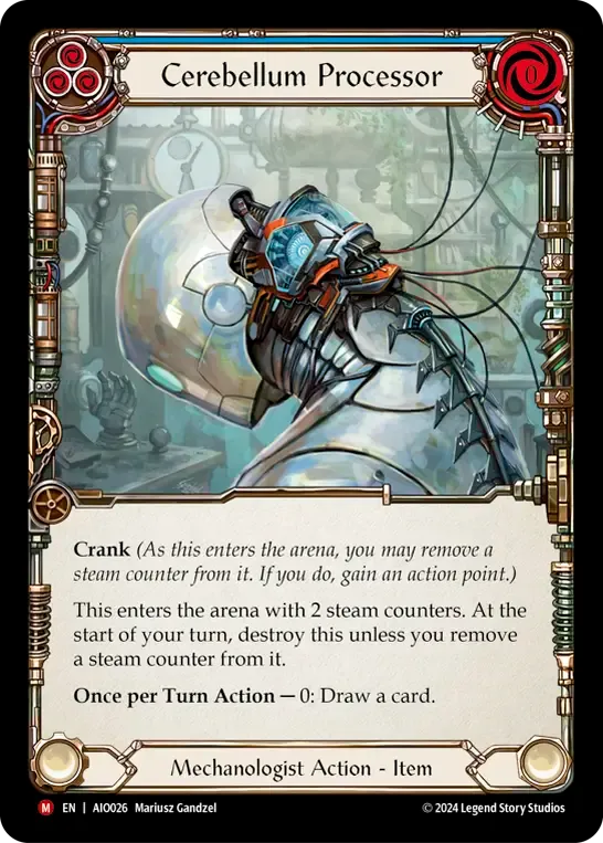 Cerebellum Processor — Armory Deck - Dash I/O — Flesh and Blood