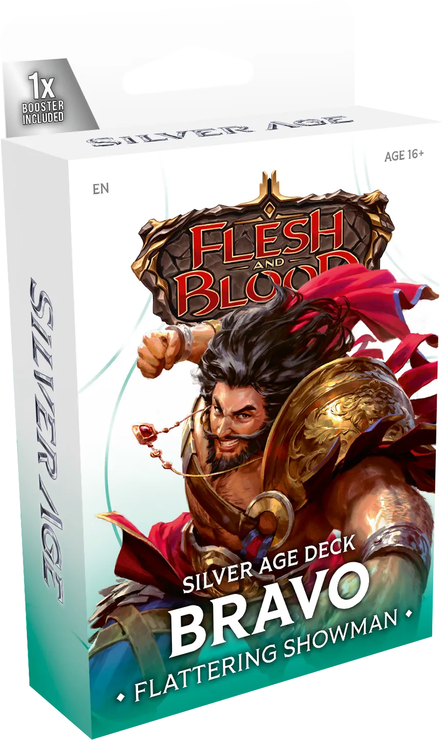 Silver Age chapter 1 - Bravo Deck — Silver Age Chapter 1 - Bravo, Flattering Showman — Flesh and Blood