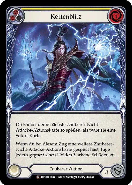 Chain Lightning from History Pack 1 - Black Label - Flesh and Blood