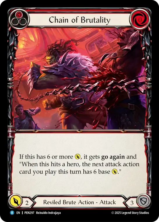 Chain of Brutality (Red) — Compendium of Rathe — Flesh and Blood