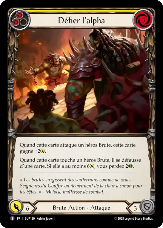 Défier l’alpha — Super Slam — Flesh and Blood