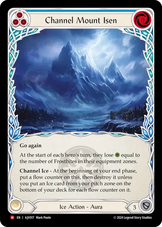 Channel Mount Isen — Armory Deck Origins - Jarl Vetreiði — Flesh and Blood