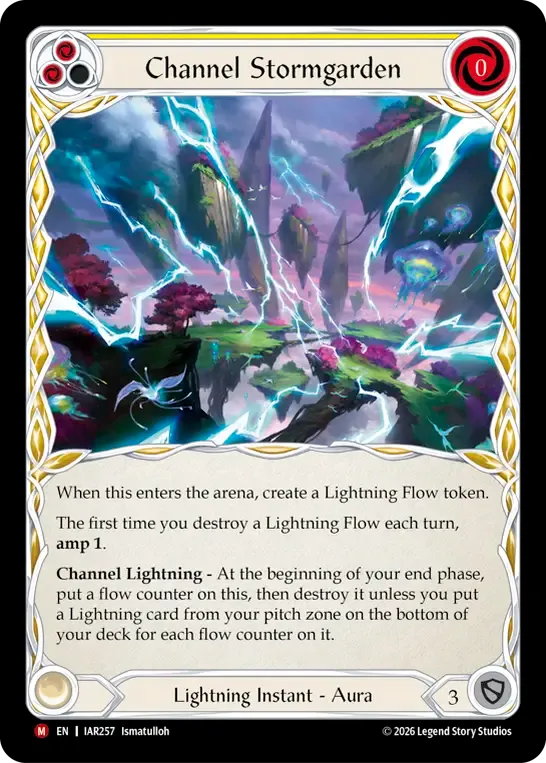 Channel Stormgarden — Usurp the Shadow Throne — Flesh and Blood