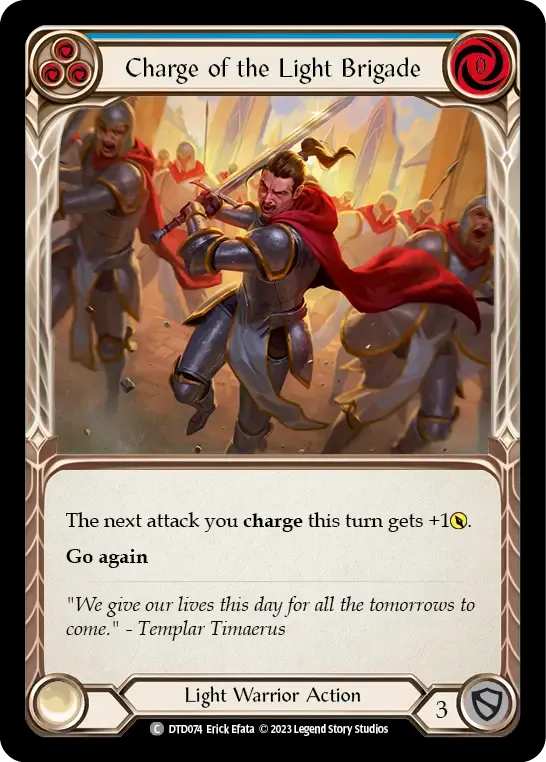 Charge of the Light Brigade (Blue) — Dusk till Dawn — Flesh and Blood